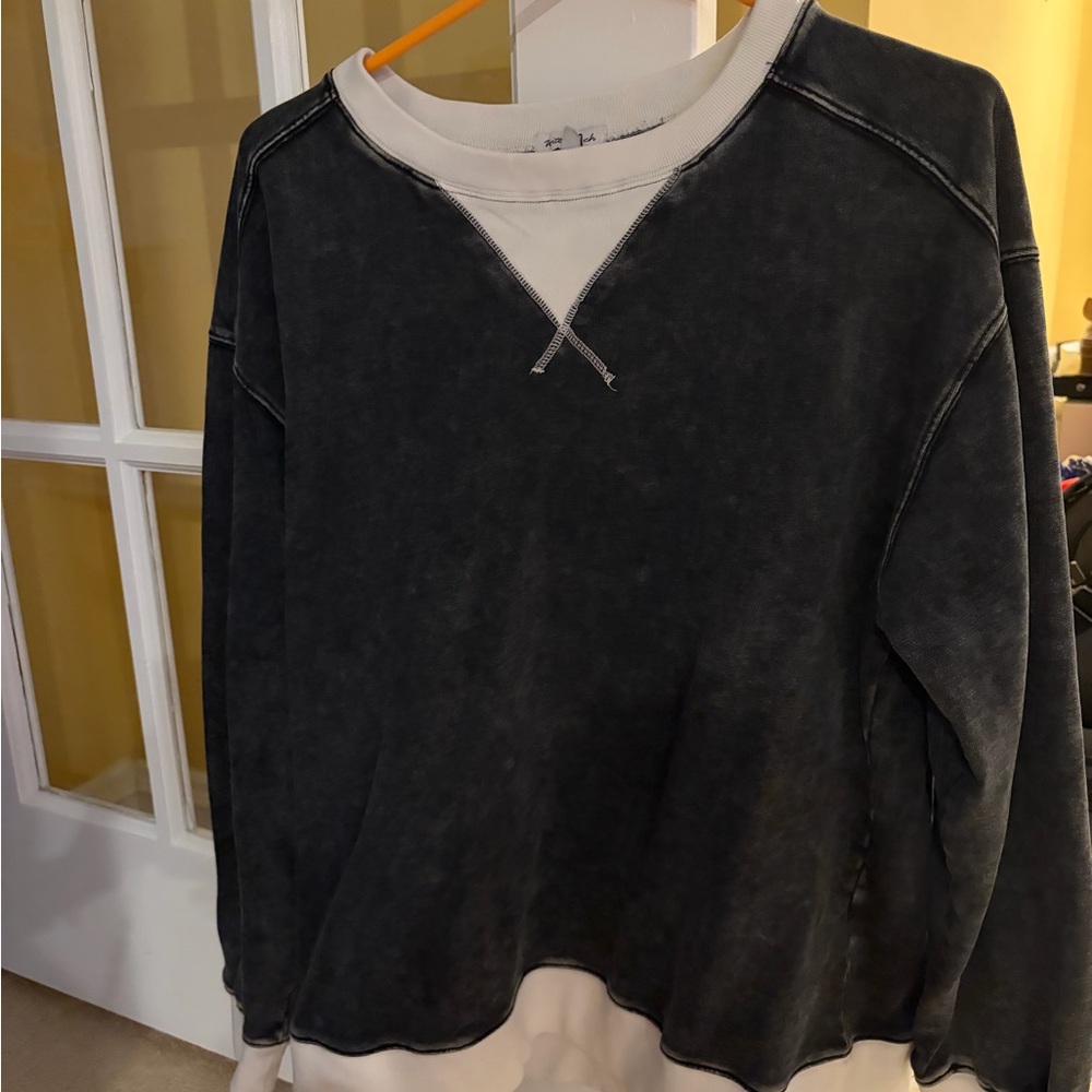 White Birch Black and White Top